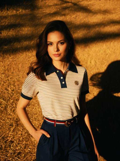 Casual Preppy Outfit with Stripes