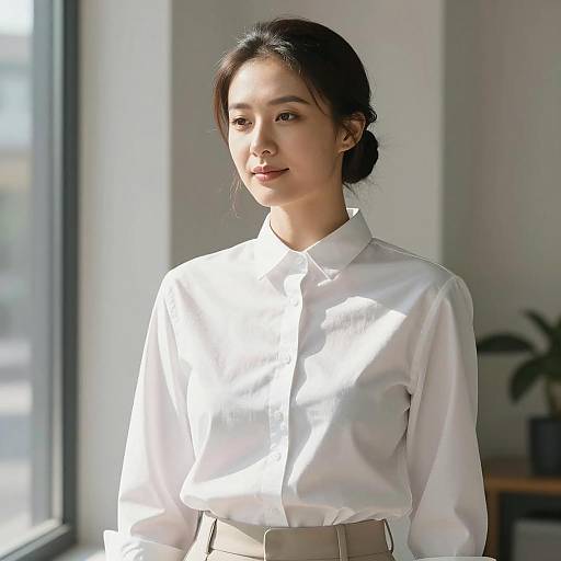 Elegant Indoor Portrait of a Woman