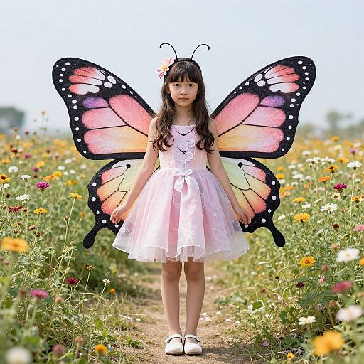 Elegant Butterfly Garden Costume