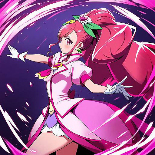 Illustration of Cure grace, healin' good precure in the style of Ishimiso (ishimura)