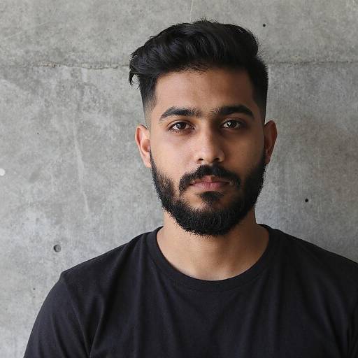 Portrait of a Young Man with Beard