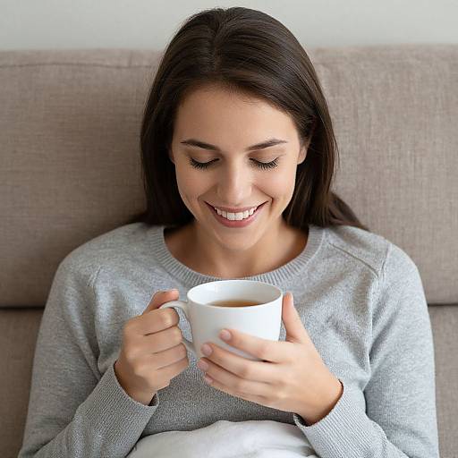 Relaxing Tea Moment for Quick Sleep