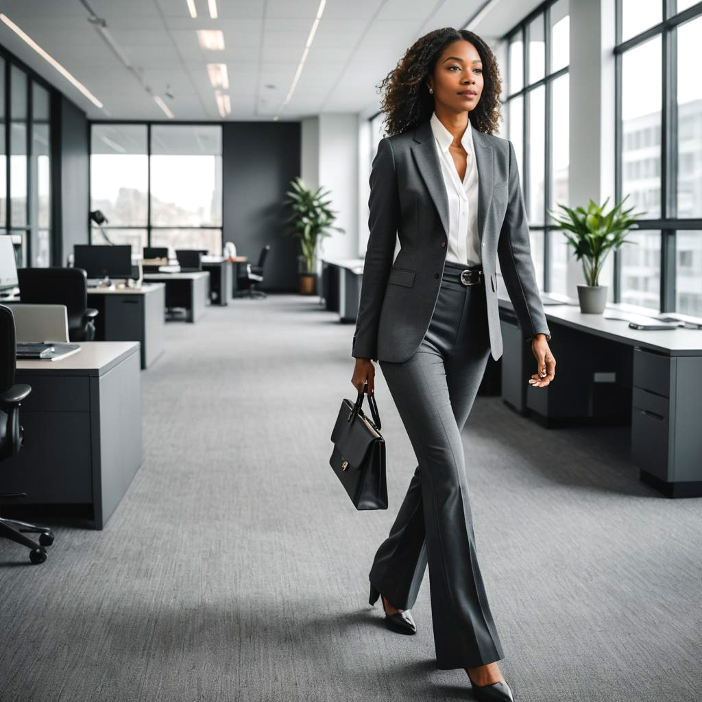 Confident Businesswoman in Modern Office