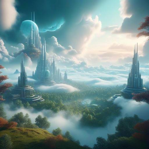 Dreamy Forest and Ethereal Cloud City