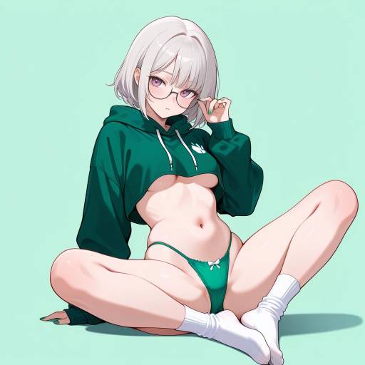 Enchanting Girl in Serene Pose Enchanting Girl in Serene Pose