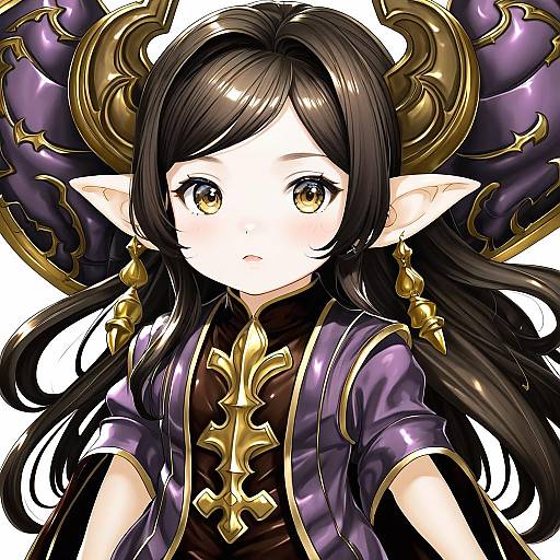 Illustration of Arulumaya, granblue fantasy in the style of Shinonome asu