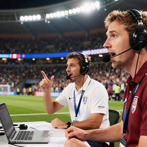 Dynamic Sports Commentary Scene