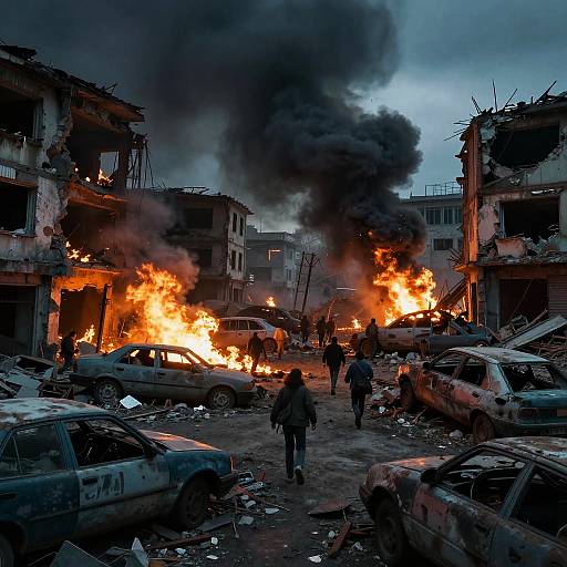 Cinematic Night of Urban Apocalypse