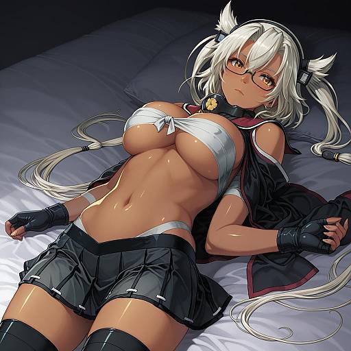 Illustration of Musashi kai (kancolle), kantai collection in the style of Nishii (damnedrive)