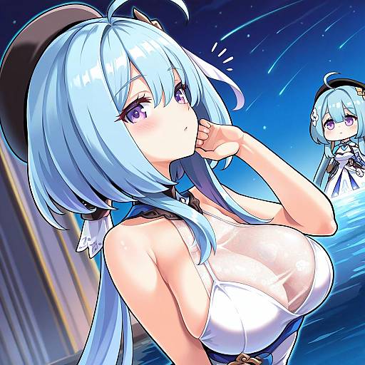 Illustration of Griseo, honkai (series) in the style of Hm (hmongt)