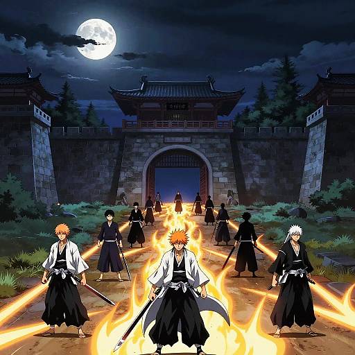 Moonlit Seireitei Night Patrol