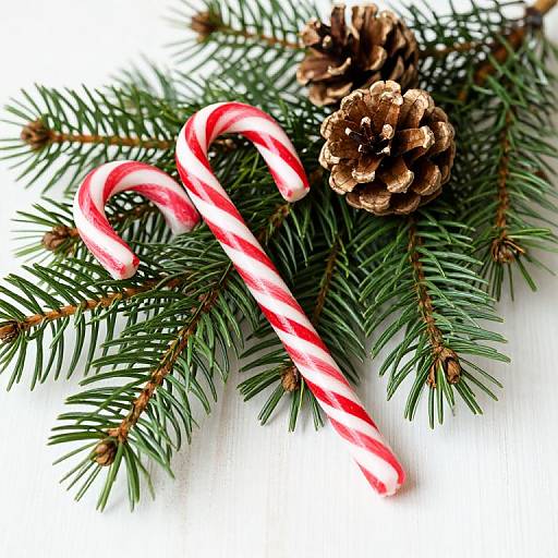 Festive Christmas Pine Branch Decor