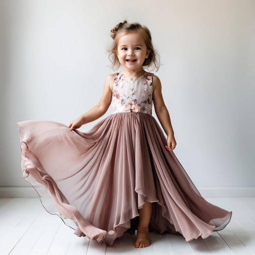 Whimsical High Fashion Toddler Portrait