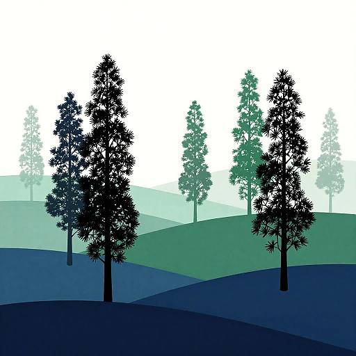 Ethereal Abstract Surreal Landscape