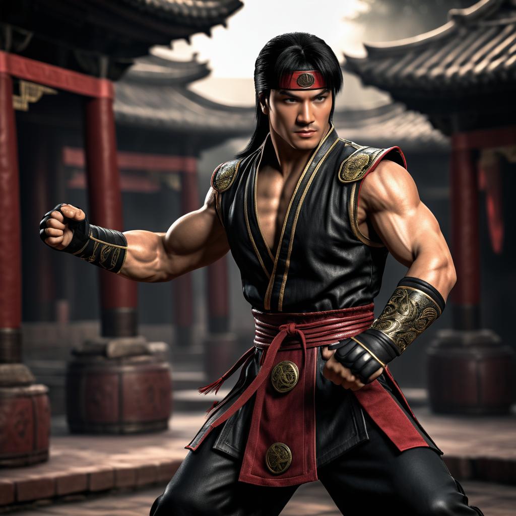 Photorealistic Liu Kang Portrait Capture