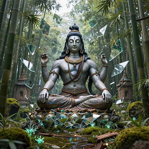 Shiva: Meditative Destroyer in Himalayas
