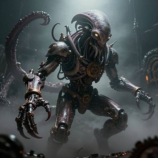 Cybernetic Cthulhu in Gothic Cyberpunk