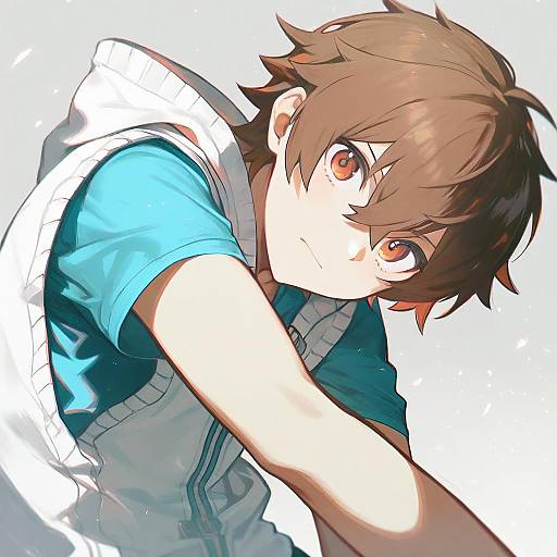 Illustration of Amamiya hibiya, kagerou project in the style of Pepper0