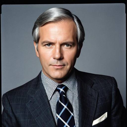 Confident Mature Man in Vintage 1970s Suit