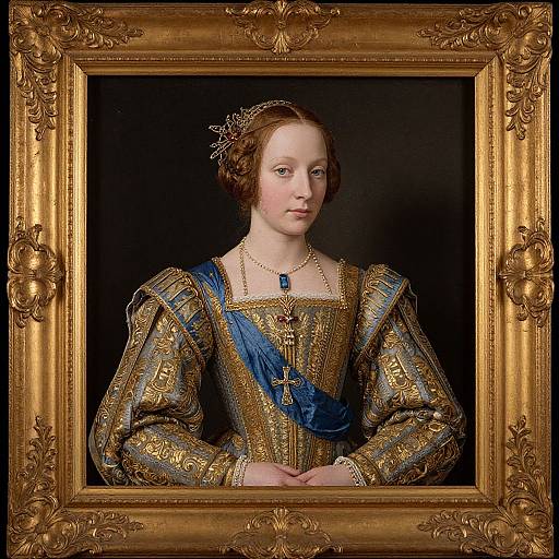 Ornate Renaissance Woman Portrait