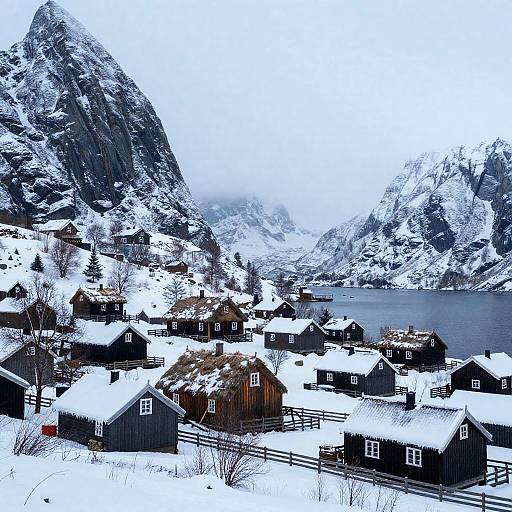 Nordic Viking Village in Snowy Basin
