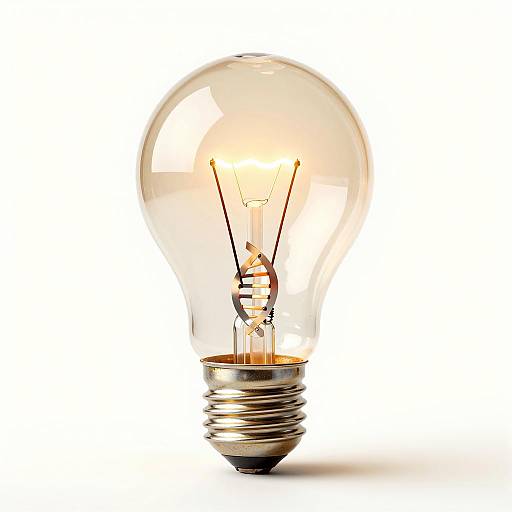 Surreal Lightbulb of Innovation and Inspiration