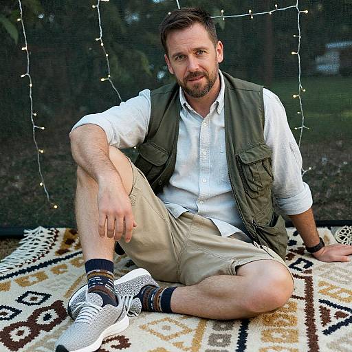 Man in Outdoor Screening Style