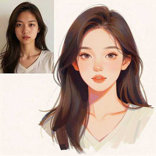 AI Photo to Vibrant Digital Painting