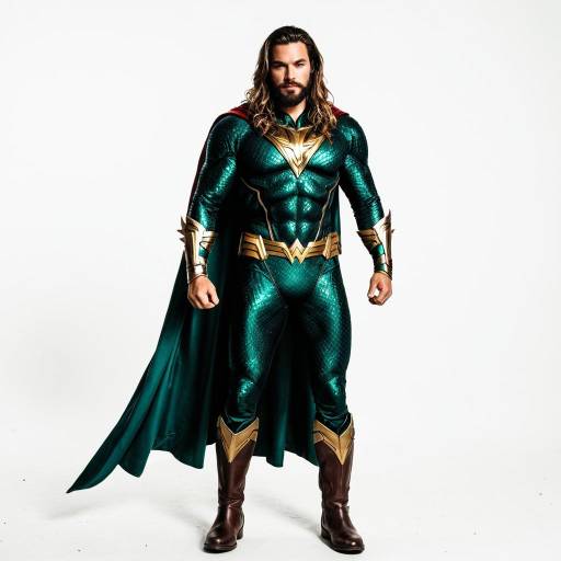 Realistic Aquaman in Classic Costume