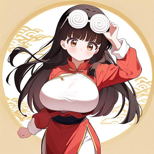 Illustration of Mousse (ranma 1/2), ranma 1/2 in the style of Setmen