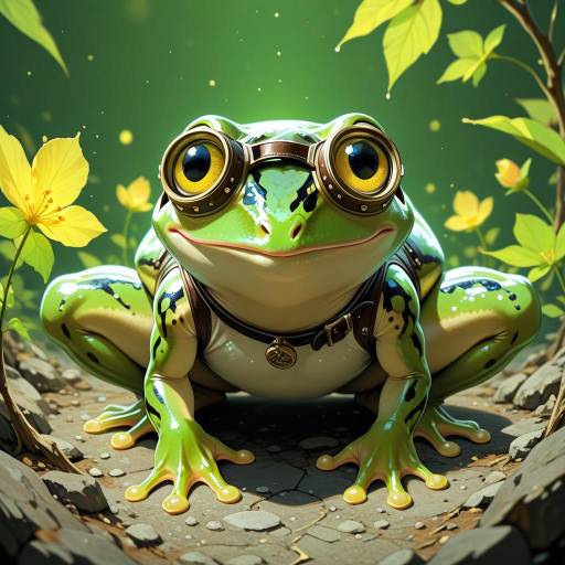 Glowing Tree Frog Adventure in Nature Glowing Tree Frog Adventure in Nature