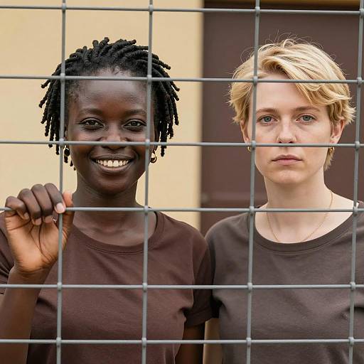 Diverse Voices Behind a Wire Grid