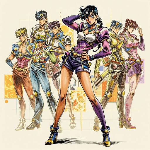 Colorful digital illustration of 