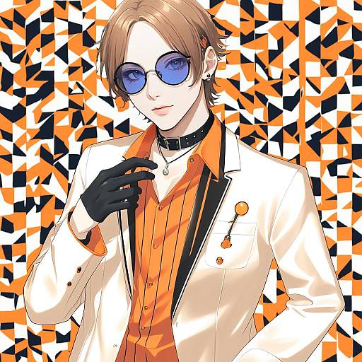 Illustration of Mysta rias, nijisanji in the style of Mofu namako