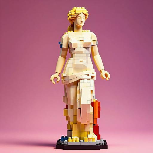 Lego Aphrodite Statue by Braque