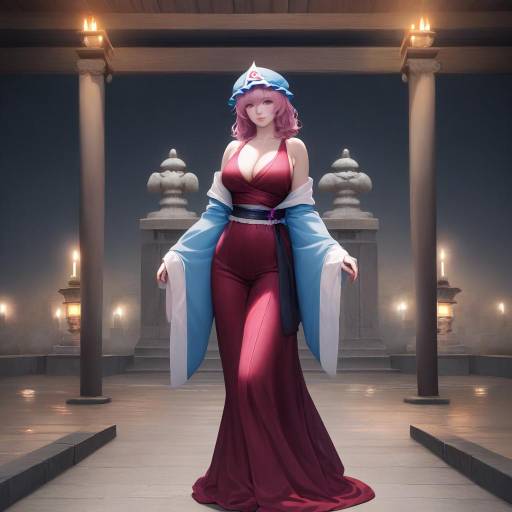 Yuyuko's Confident Summer Vibes Art