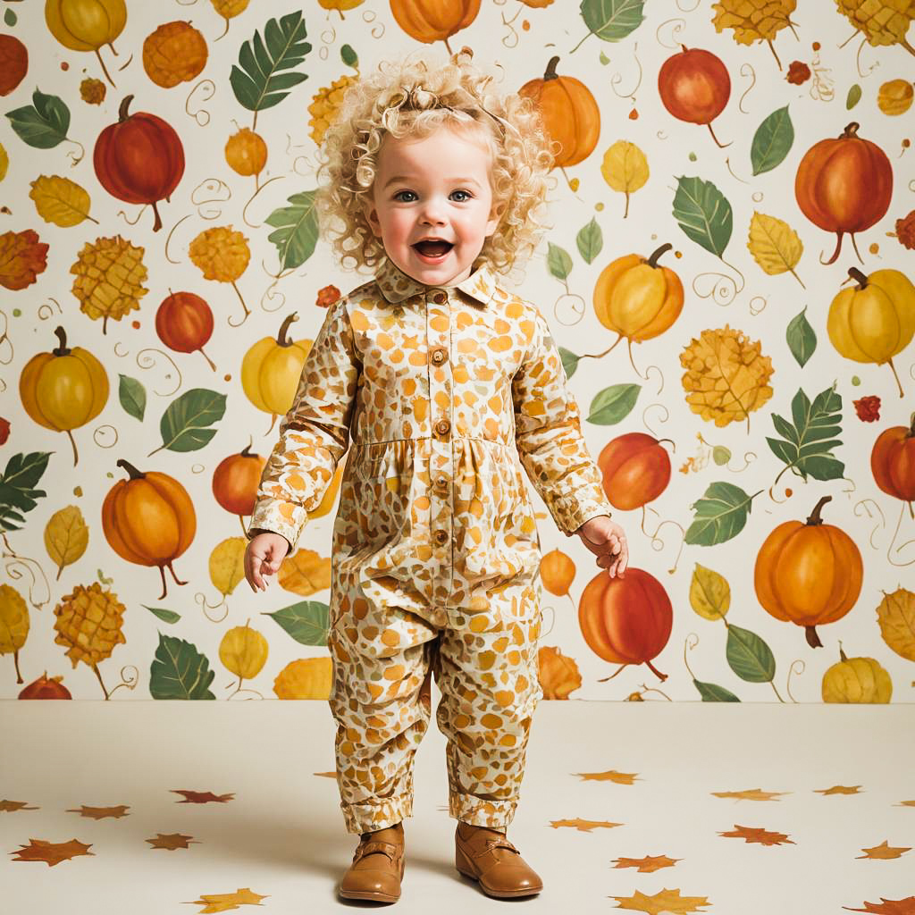 Charming Thanksgiving Photoshoot with Toddler