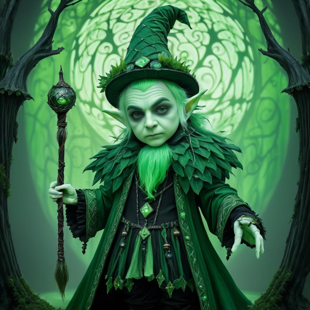 Gothic Dreadful Gnome Illusionist Art