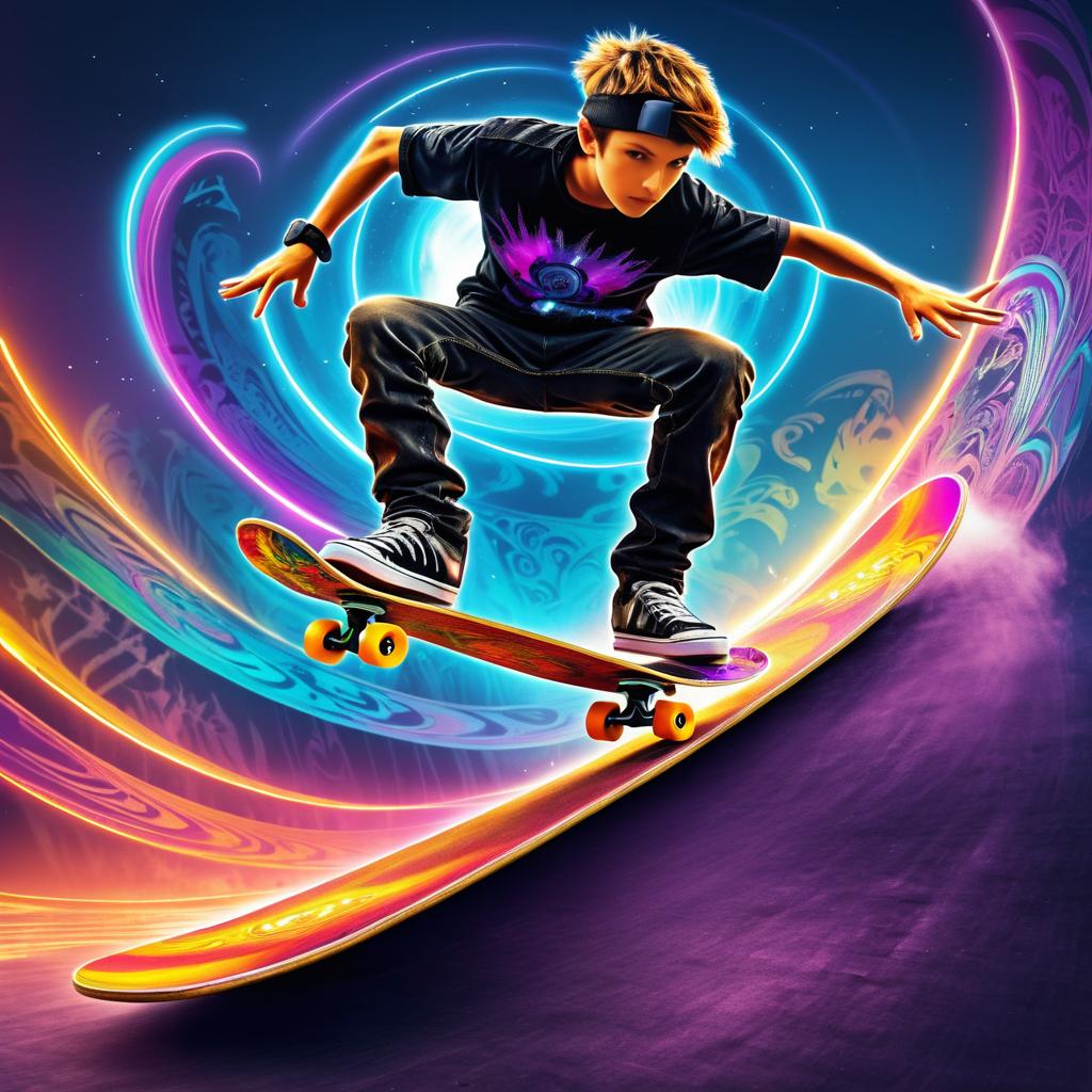 Magical Skateboarding Adventures in Fantasy