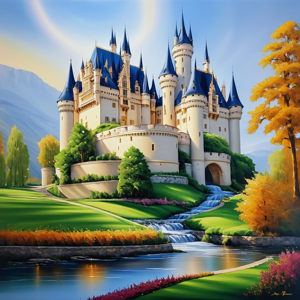 Award-Winning Castle Oil Painting Insight