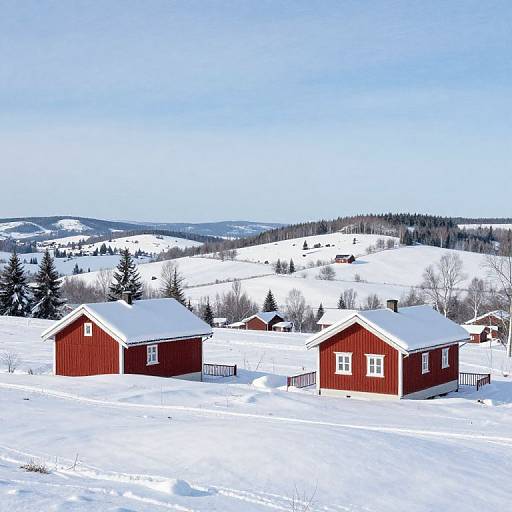 Wes Anderson Style Swedish Landscape
