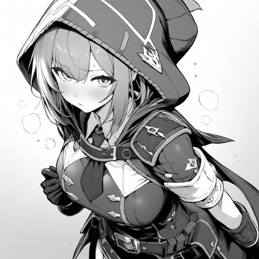 Monochrome Monster Hunter Character Design