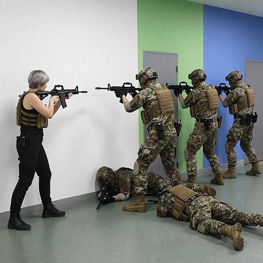 Tactical Training Shootout Simulation