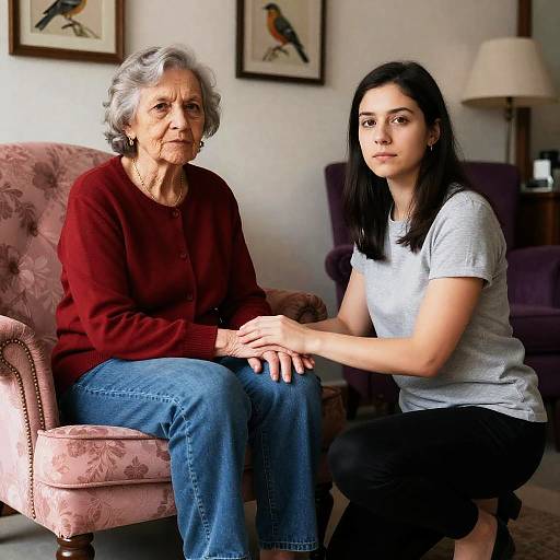 Intimate Portrait of Generational Connection