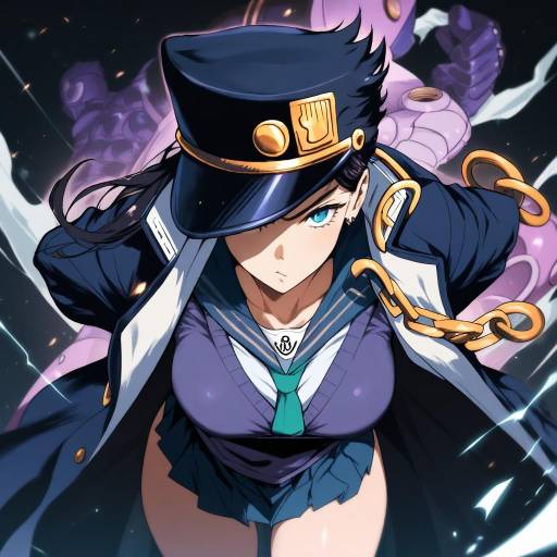 JoJo's Jotaro in School Uniform