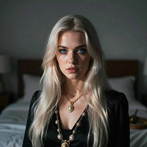 Mysterious Woman in Digital Portraiture