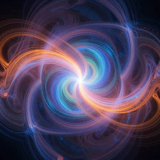 Vibrant Abstract Surreal Digital Art