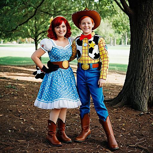 Adventurous Buzz and Woody Costume Fun