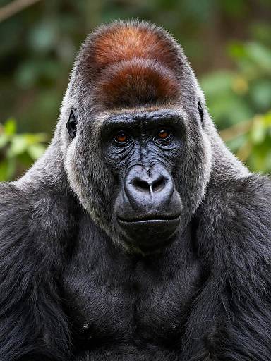 Close-Up Mountain Gorilla Portrait