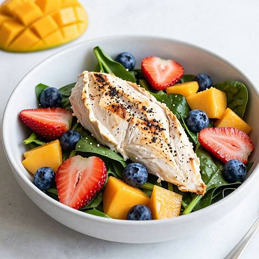 Fresh Strawberry Spinach Salad Recipe